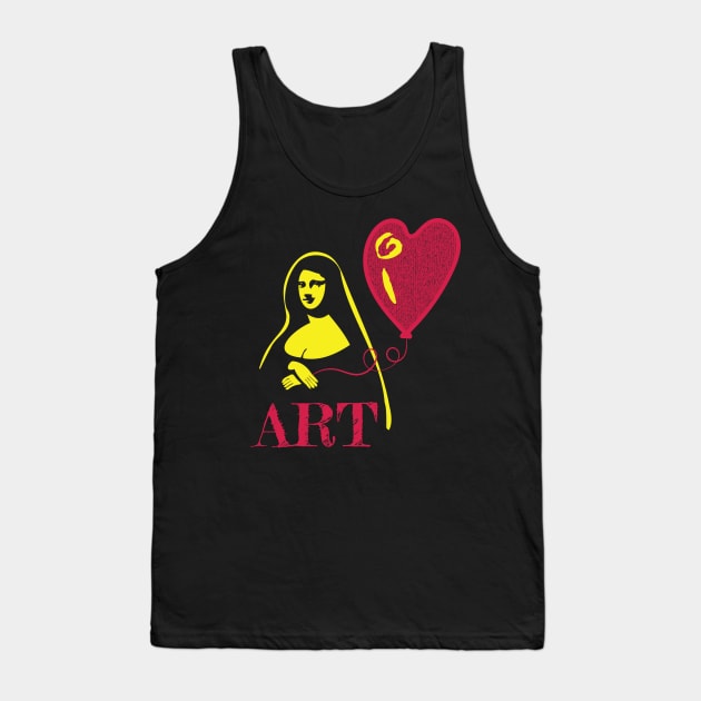 I Love ART Tank Top by pelagio